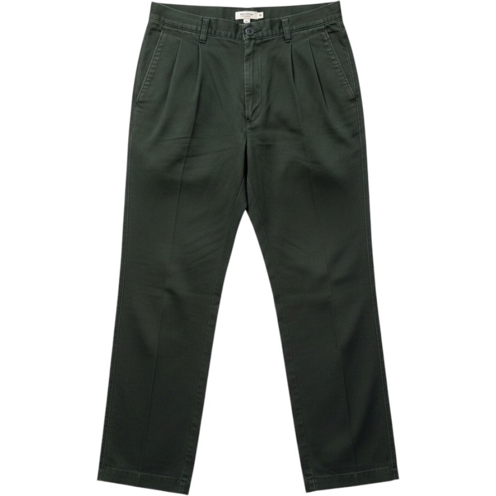 Bill Blass Casuals Pants Mens 38x32 Gray Pleated Front Cotton Chinos